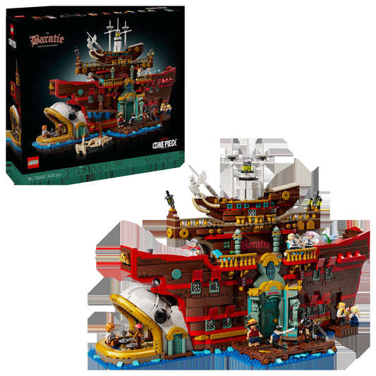 LEGO ONE PIECE The Baratie Floating Restaurant, Model Building Kit Gift for Adults 75640