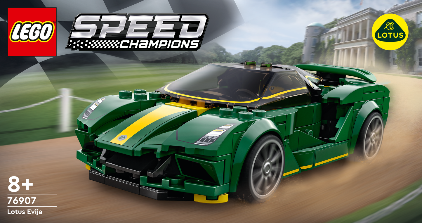 LEGO Speed Champions 2023 Lotus Evija High-Speed Racing Car Set 76907