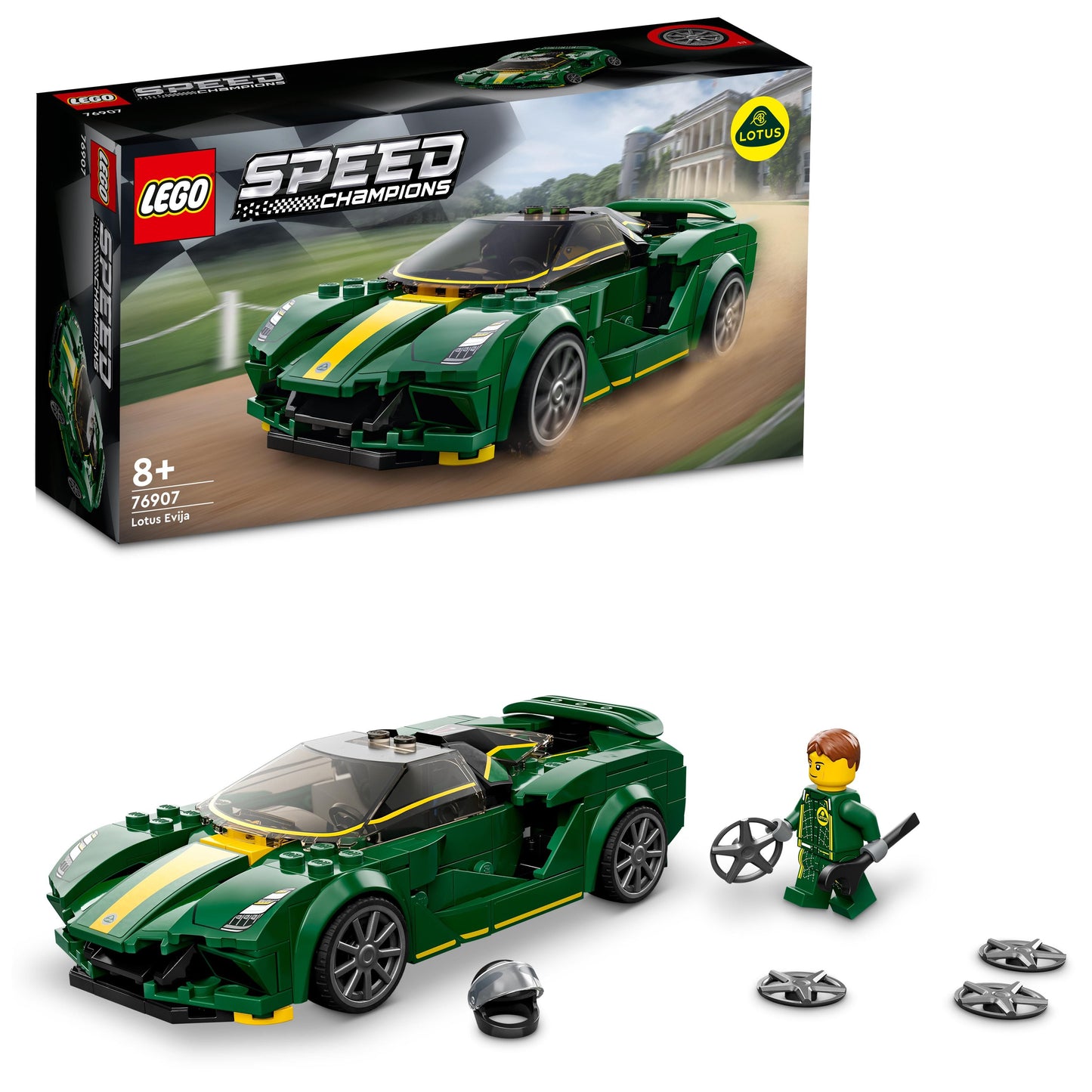 LEGO Speed Champions 2023 Lotus Evija High-Speed Racing Car Set 76907