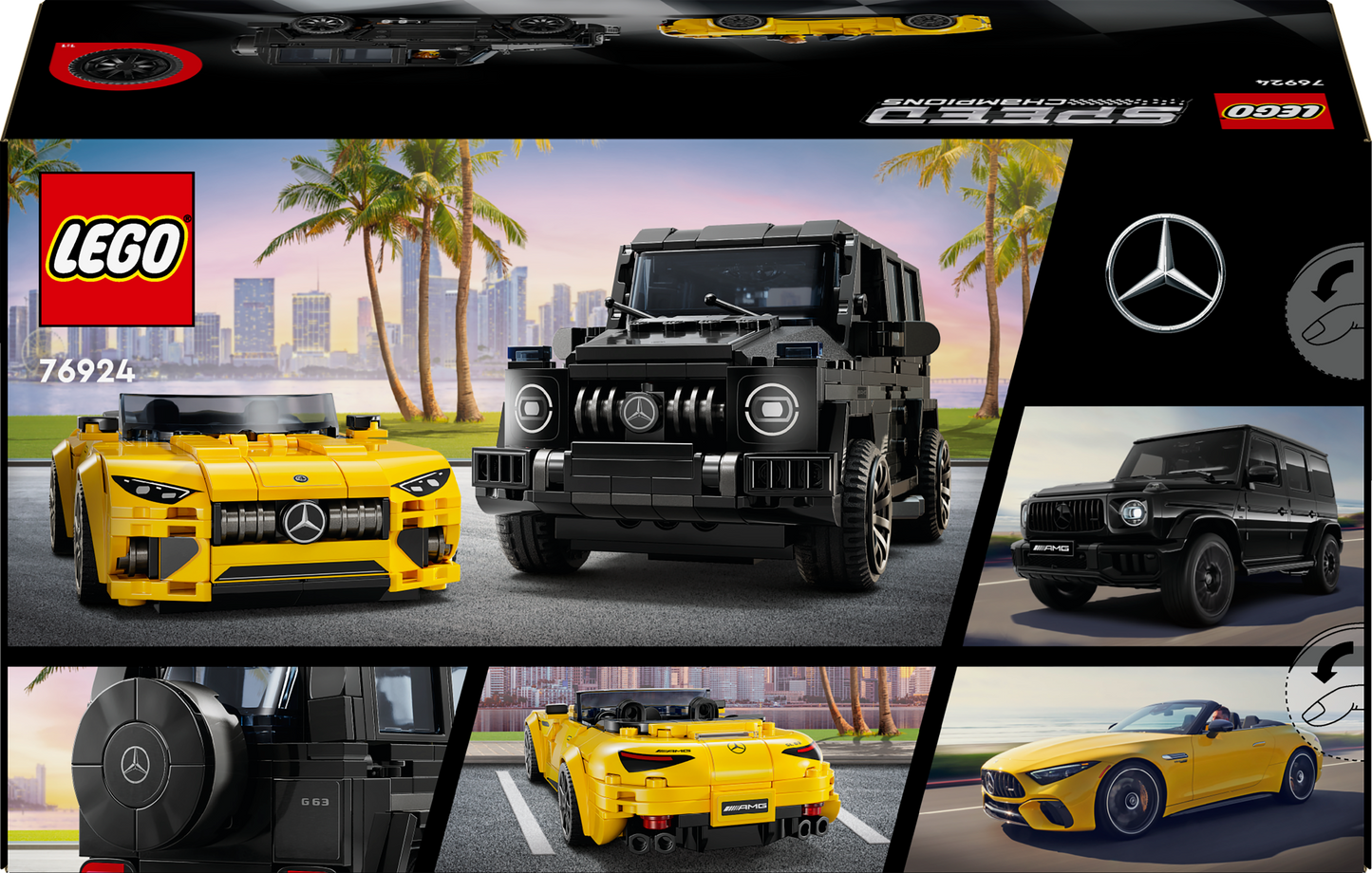 LEGO® Speed Champions Mercedes-AMG G 63 & Mercedes-AMG SL 63 76924