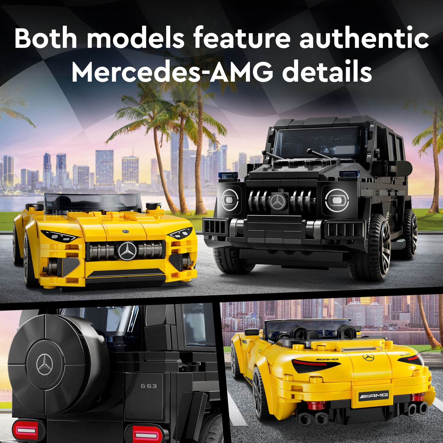 LEGO® Speed Champions Mercedes-AMG G 63 & Mercedes-AMG SL 63 76924