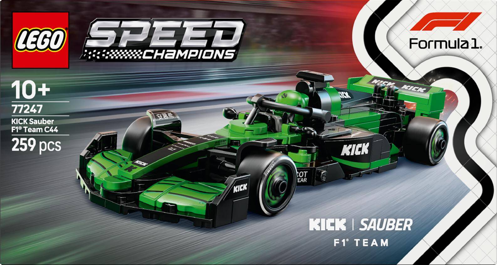 LEGO Speed Champions KICK Sauber F1® Team C44 Race Car 77247 - Dian by Nimbus Labs
