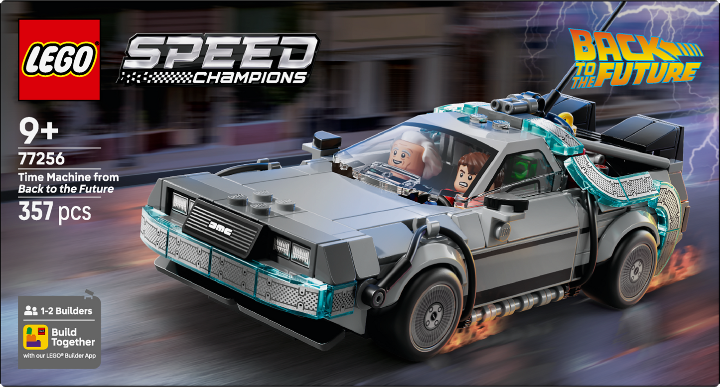 LEGO Speed Champions Time Machine from Back to the Future 77256