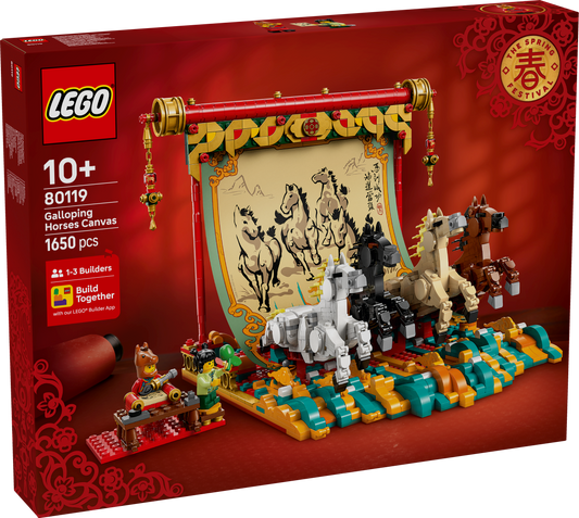 LEGO Spring Festival Galloping Horse Canvas 80119