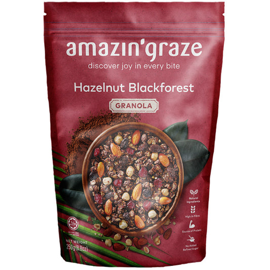 Amazin' Graze Granola Hazelnut Blackforest 250G x 15