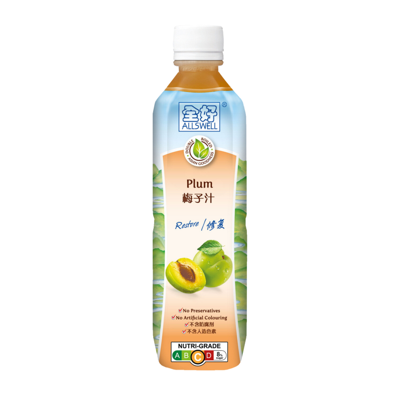 Allswell Bottle Drink - Plum (500ml x 12)