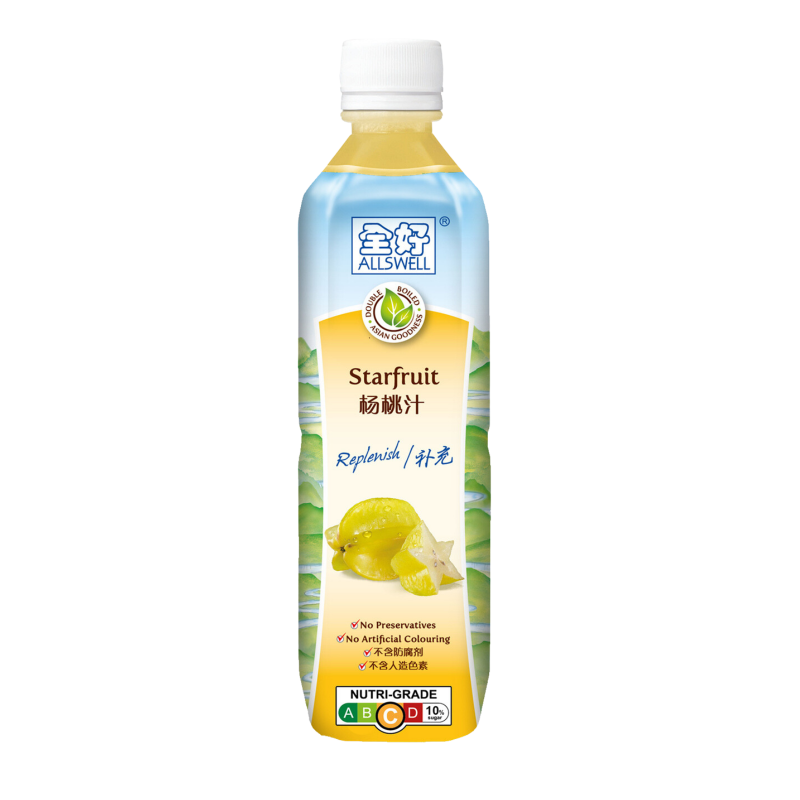 Allswell Bottle Drink - Starfruit (500ml x 12)