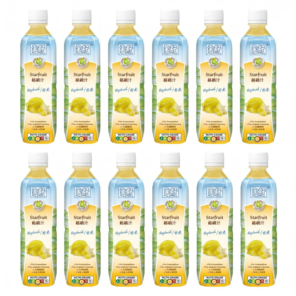 Allswell Bottle Drink - Starfruit (500ml x 12)