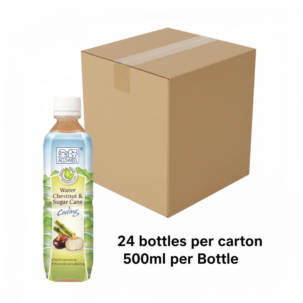 Allswell Bottle Drink - Water Chestnut & Sugar Cane (500ml x 12)