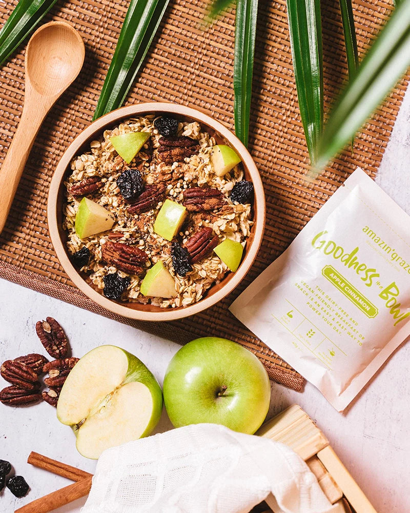 Amazin' Graze Apple Cinnamon Instant Oatmeal (6x40g) x 12s