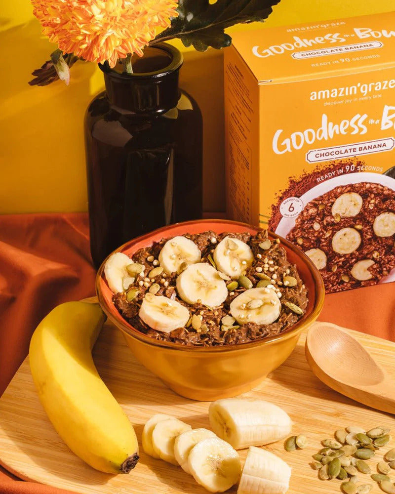 Amazin' Graze Chocolate Banana Instant Oatmeal (6x40g)