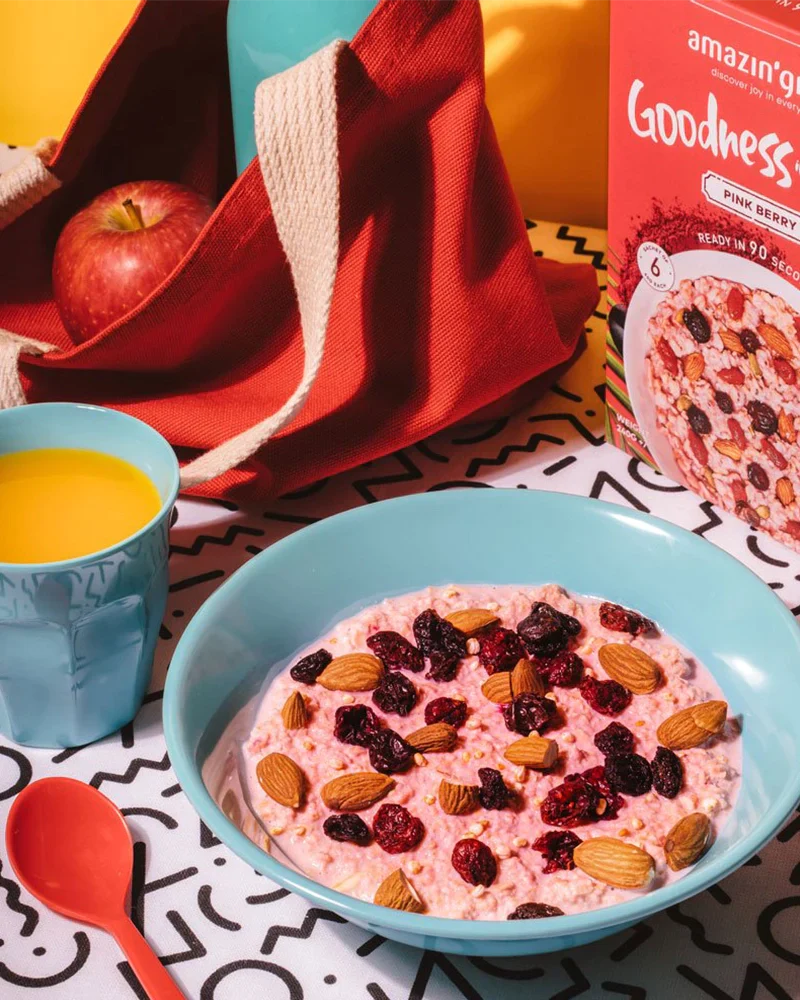 Amazin' Graze Pink Berry Instant Oatmeal (6x40g)