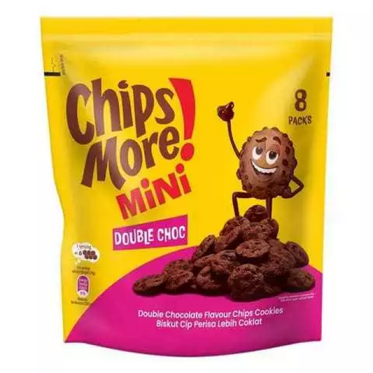 Chipsmore Mini Double Chocolate Chips Cookie - Multi Pack 28g x 8