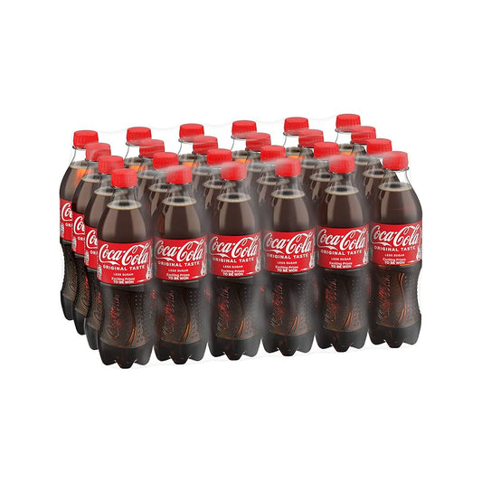 Coca-Cola Original Taste Less Sugar (500ml x 24) Case