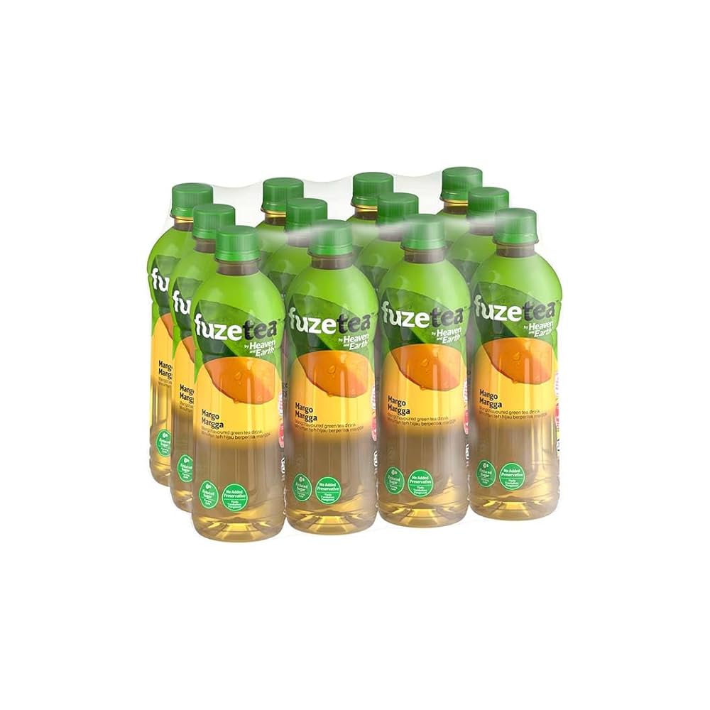 Fuze by Heaven and Earth - Mango Green Tea (500ml x 12)