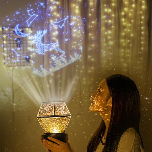 Galaxy Starry Projector Night Lamp With Remote Control