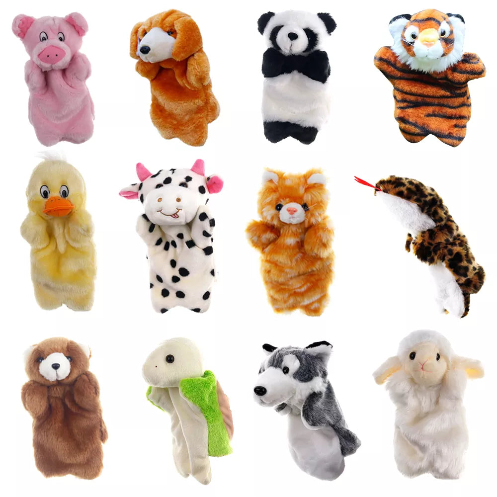 Animal Hand Puppet Early Education Learning Toys