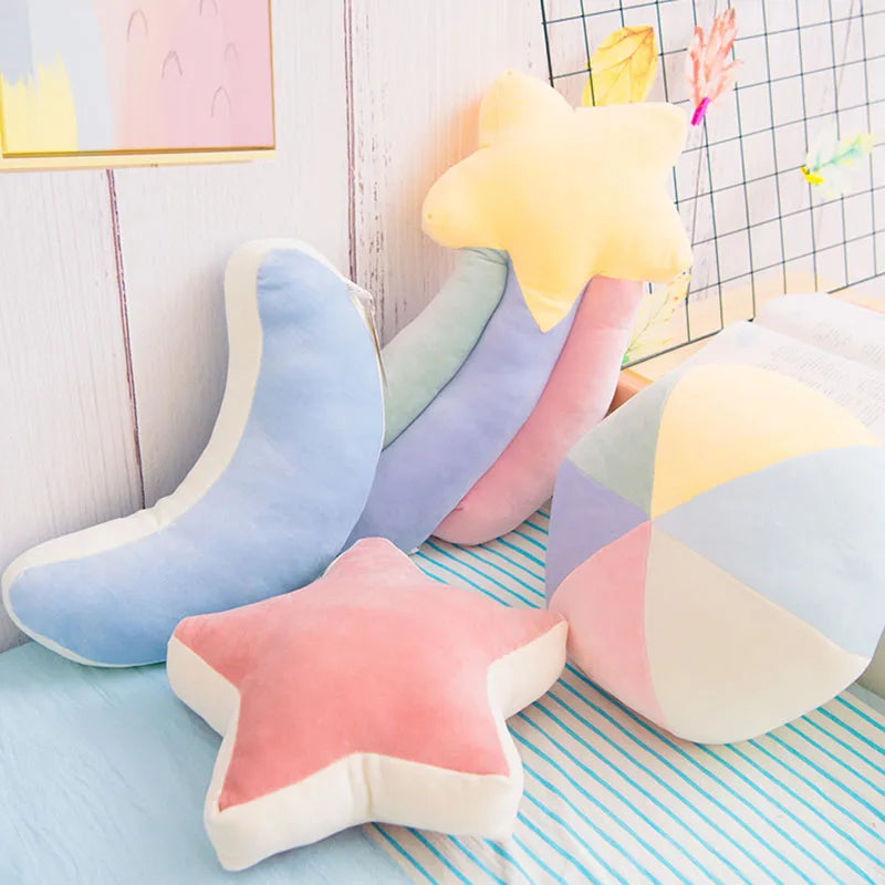 Candy Color Cloud Star Moon Plush