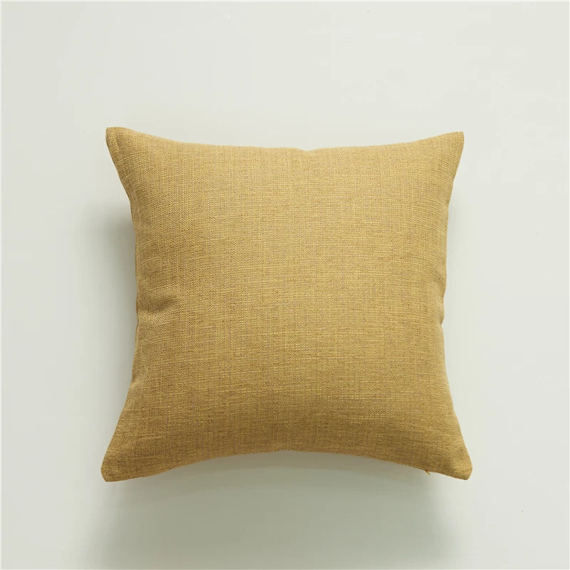 Linen Pillow Case With Tassel