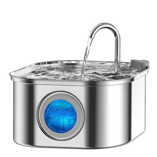 Stainless Steel Pet Water Fountain 3.2L