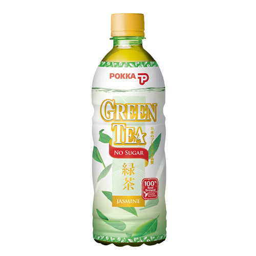 Pokka Jasmine Green Tea No Sugar (500ml - Single Bottle)