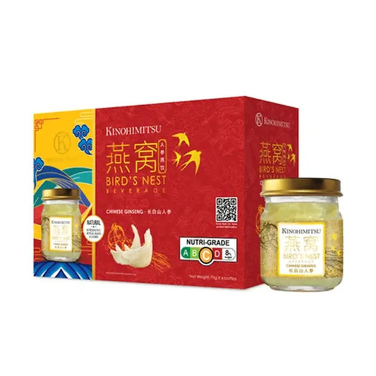KINOHIMITSU BIRD NEST - CHINESE GINSENG 75GX6S PACK