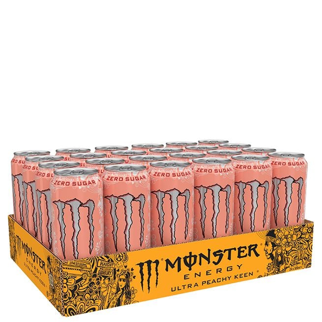 Monster Energy Ultra - Peachy Keen Zero Sugar (355ml x 24) Case
