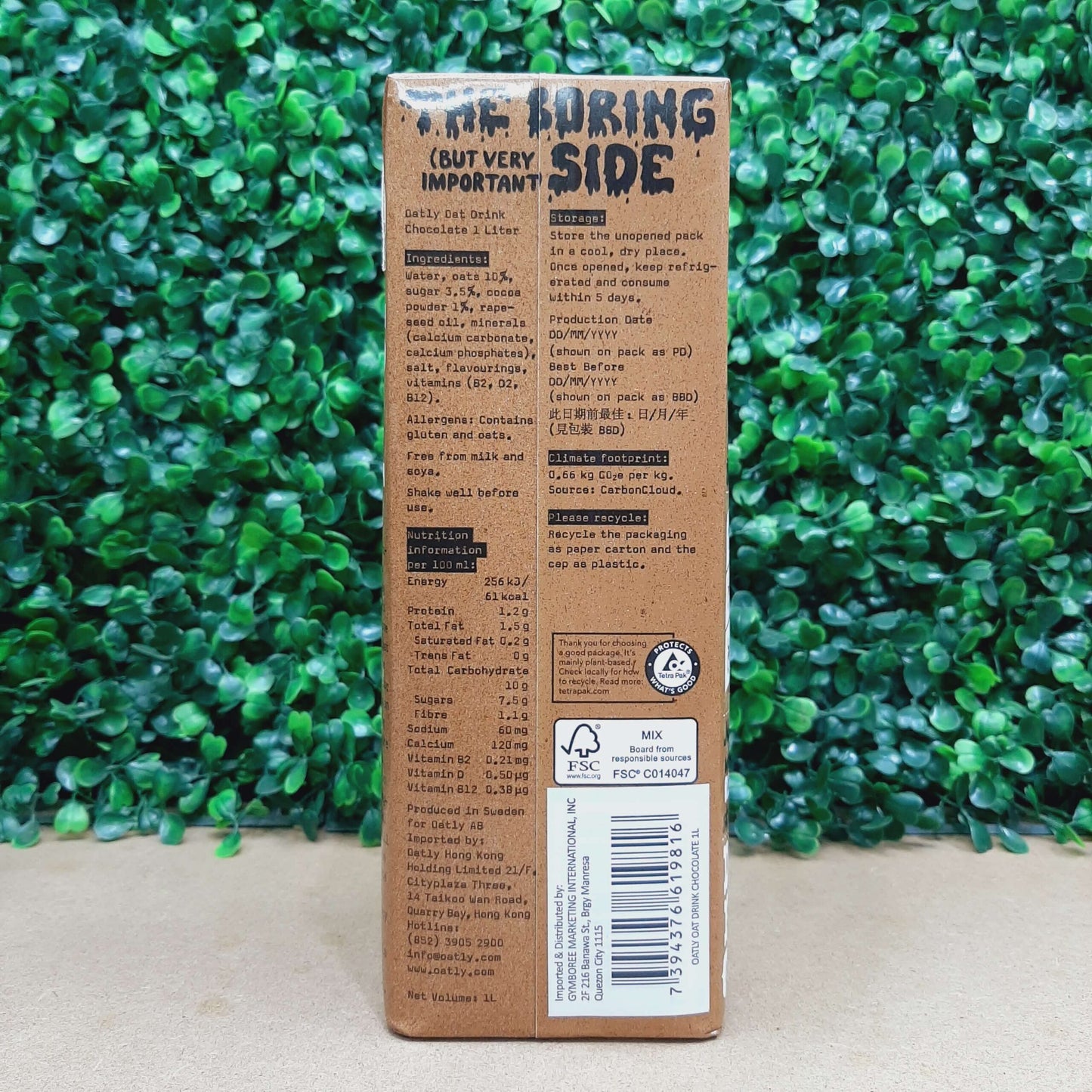 Oatly Dairy Free Oat Milk Drink - Chocolate 1L