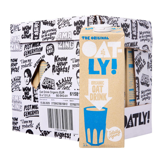 Oatly Organic Oat Milk Drink - Enriched (1L x 6) Case