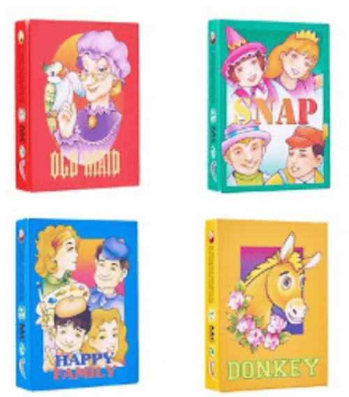 Old School Card Games (Donkey/Happy Family/Old Maid/Snap)