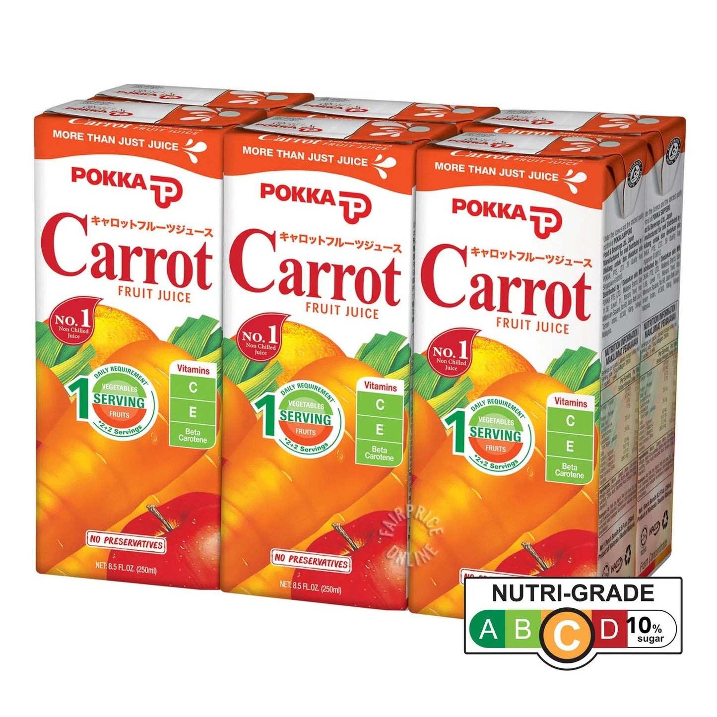 Pokka Carrot Juice 250ml x 6s