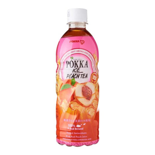 Pokka Ice Peach Tea (500ML x 24s)