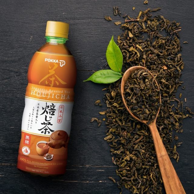 Pokka Houjicha Japanese Roasted Tea - No Sugar 500ml