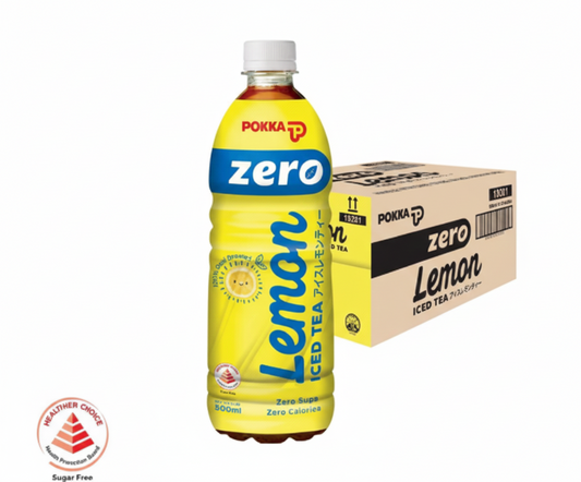 Pokka Ice Lemon Tea ZERO SUGAR 500ML X 24
