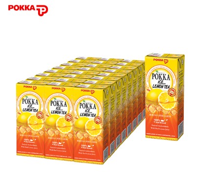 Pokka Ice Lemon Tea (250ml x 6 Tetra Packs x 4) Carton