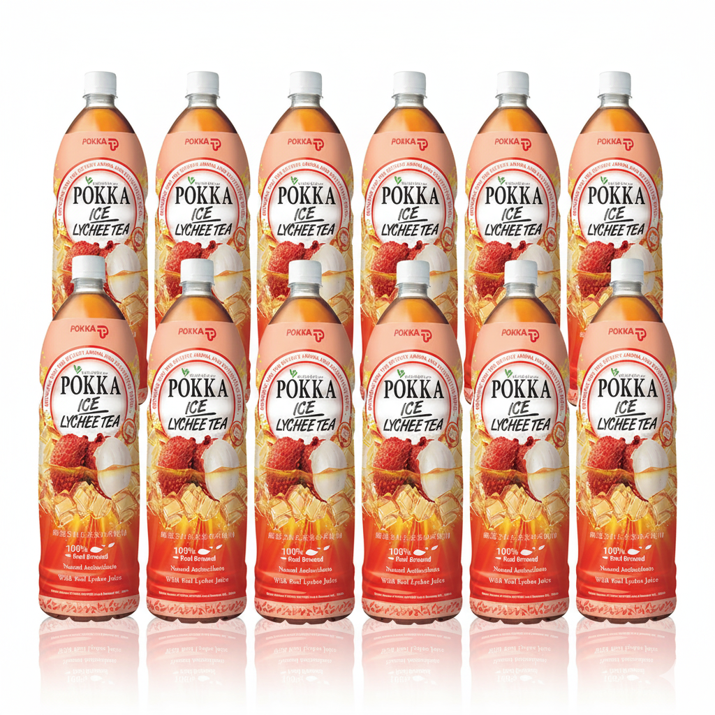 Pokka Ice Lychee Tea (1.5L x 12 Bottles) Carton