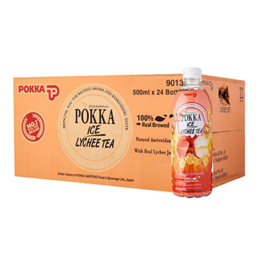 Pokka Ice Lychee Tea (500ML x 24)