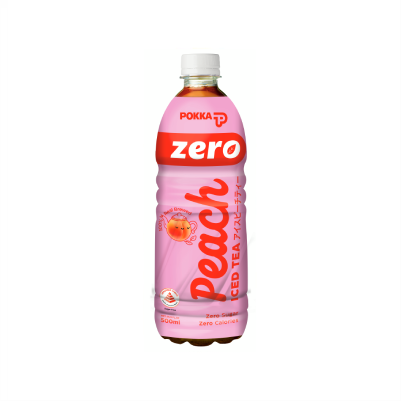 Pokka Ice Peach Tea ZERO SUGAR 500ML X 24