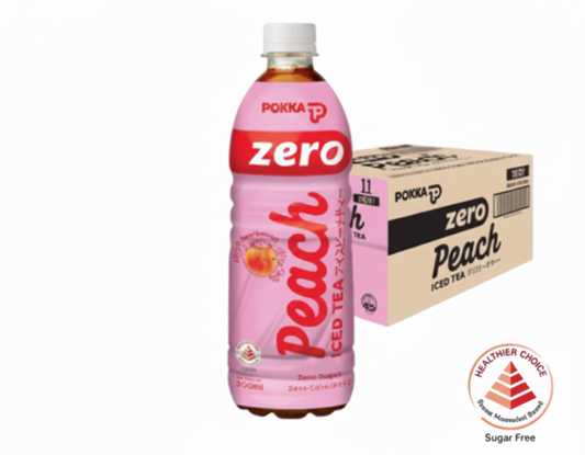 Pokka Ice Peach Tea ZERO SUGAR 500ML X 24