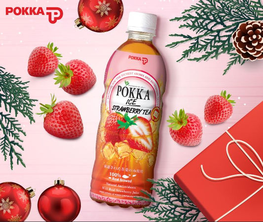 Pokka Ice Strawberry Tea (500ml x 24s) Case