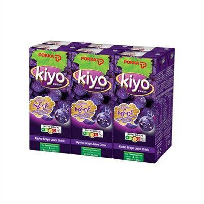 POKKA Kiyo Kyoho Grape Juice Drink (250ml x 6s)