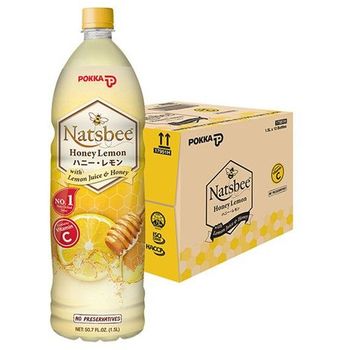 Pokka Natsbee Honey Lemon Drink (1.5L x 12)