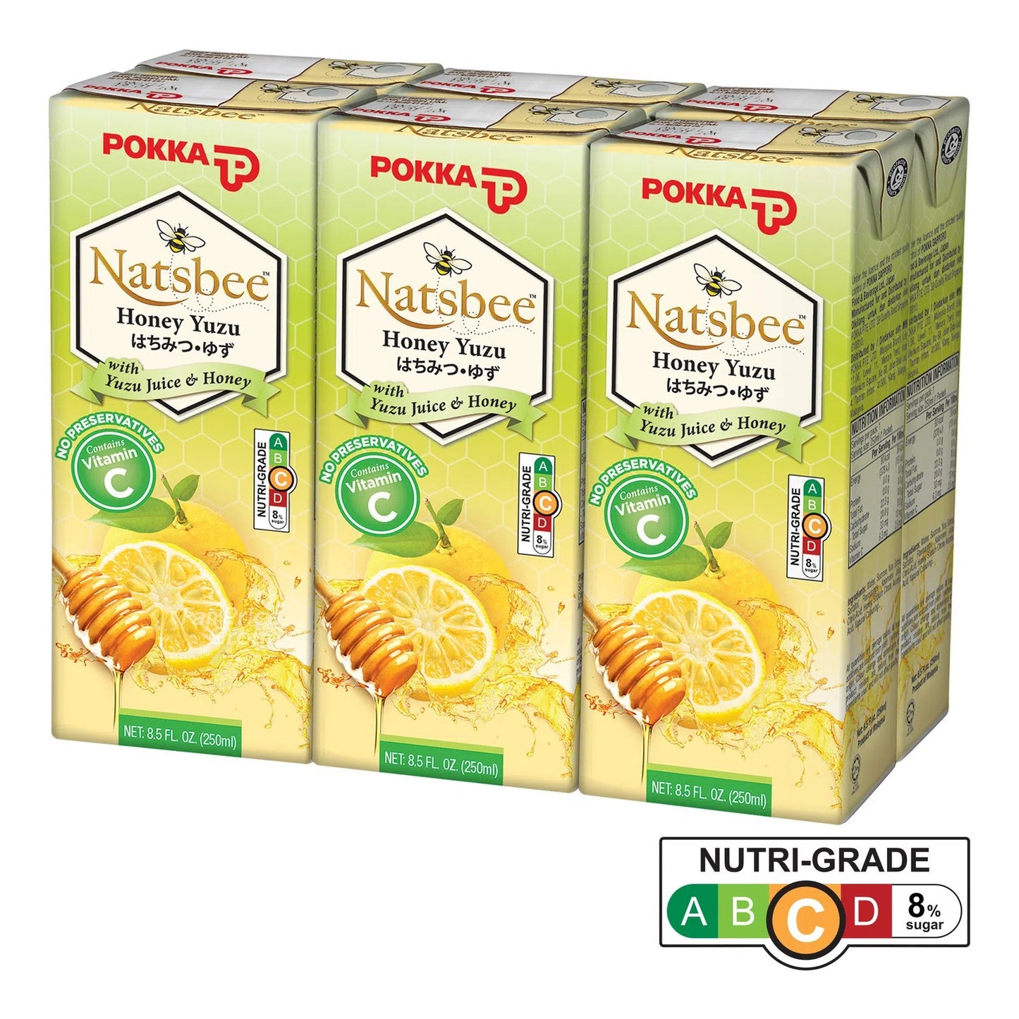 Pokka Natsbee Honey Yuzu Drink (250ml x 6s)