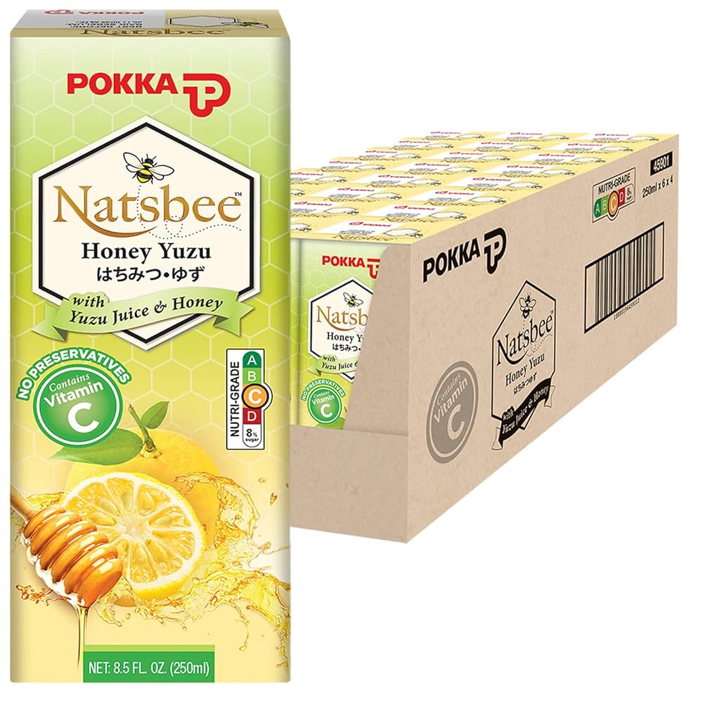 Pokka Natsbee Honey Yuzu Drink (250ml x 6s) x 4