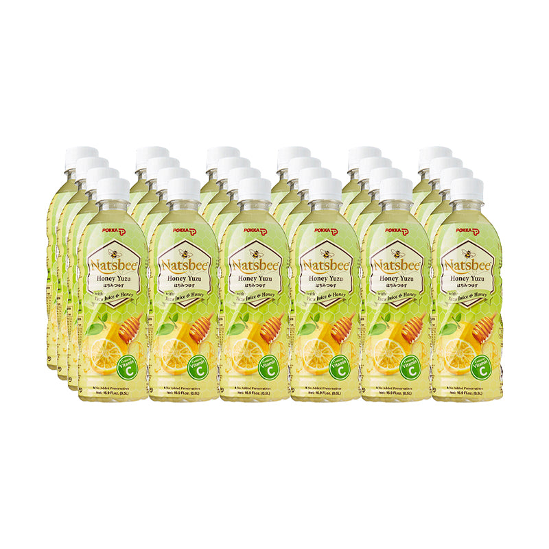 Pokka Natsbee Honey Yuzu (500ml x 24) Case