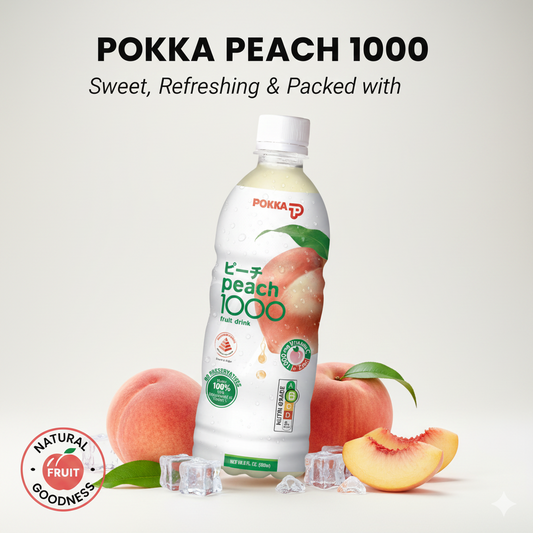 Pokka Peach 1000 500ML X 24