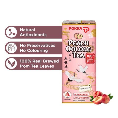 Pokka Peach Oolong Tea 250ml x 6s