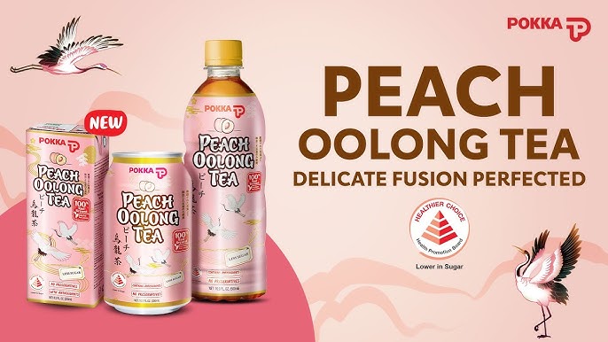 Pokka Peach Oolong Tea (500ml - Single Bottle)