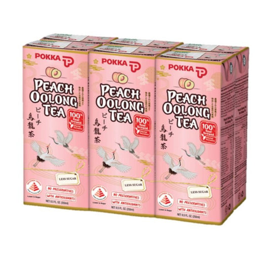 Pokka Peach Oolong Tea 250ml x 6s