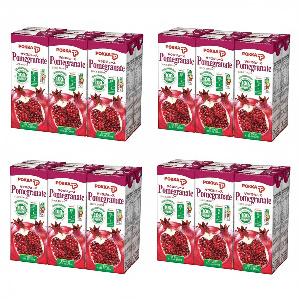 Pokka Pomegranate Fruit Juice (250ml x 6 Tetra Pak x 4) Carton